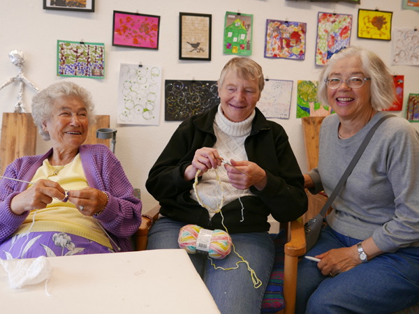 Joyce McQuarrie, volunteer (Knitting Group)